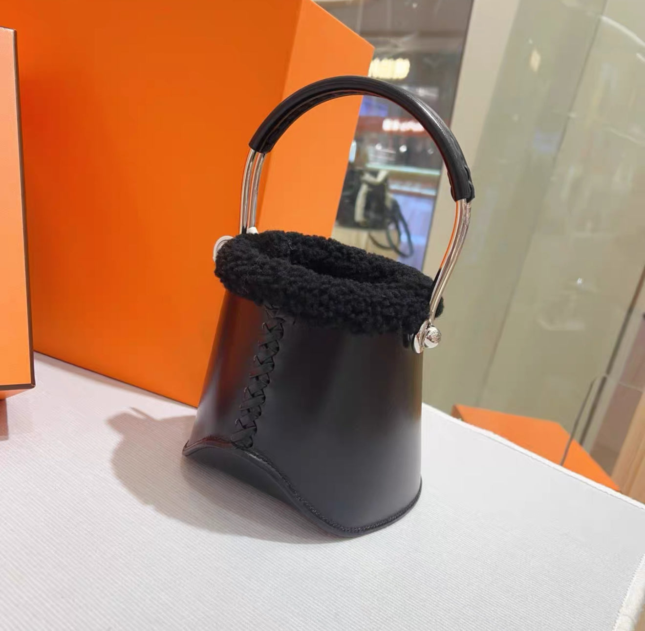 HERMES SABOT PLUSH BAG -VERY RARE