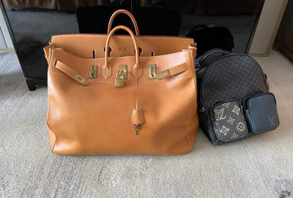 Hermes Birkin Bag 60 Hac Gold Ardennes Brass