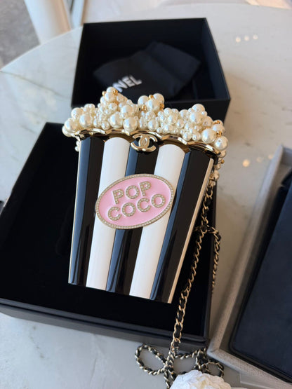 Chanel 2024 Popcorn Minaudière