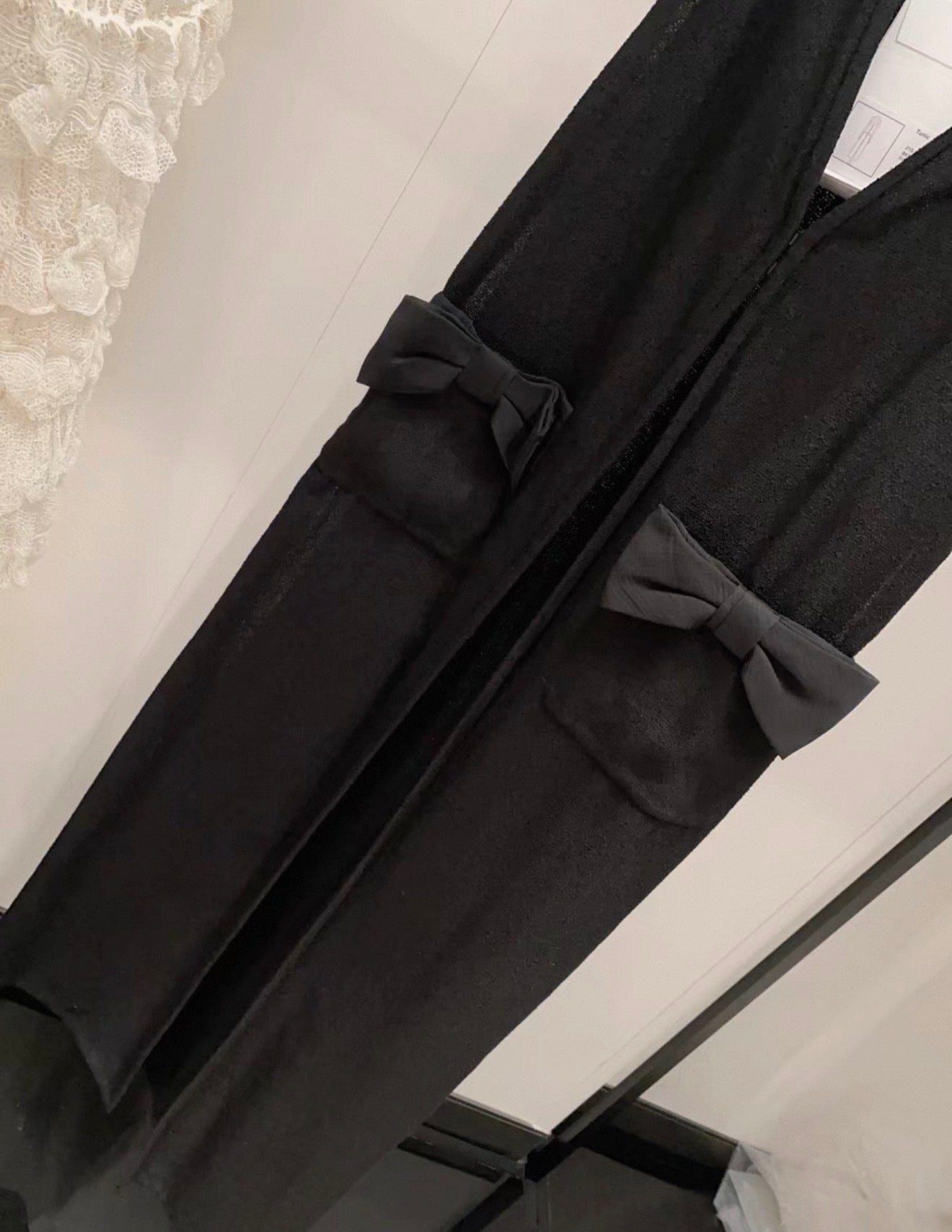 Chanel 21S black long tunic