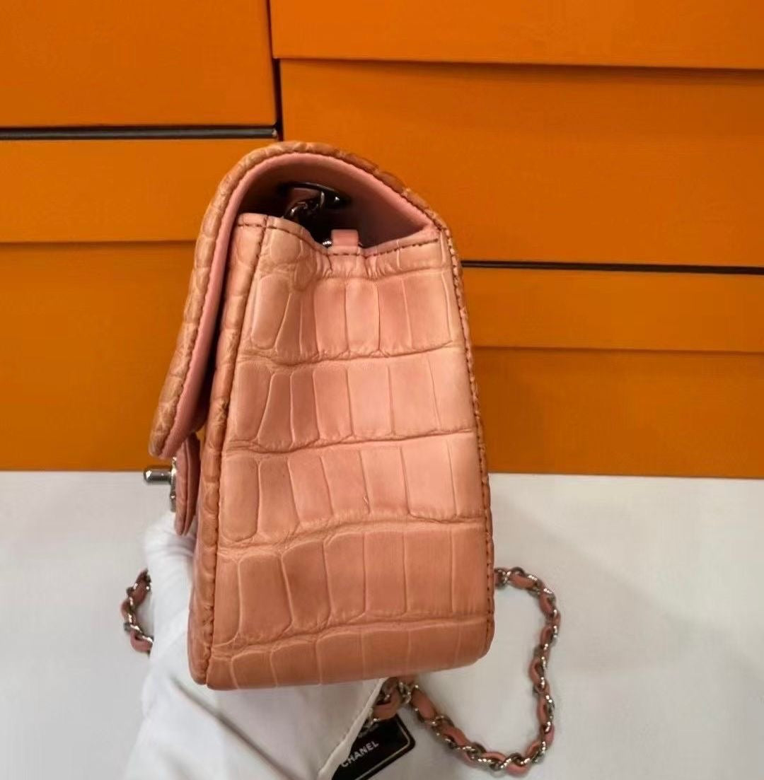 Chanel matte Alligator mini Flap Bag