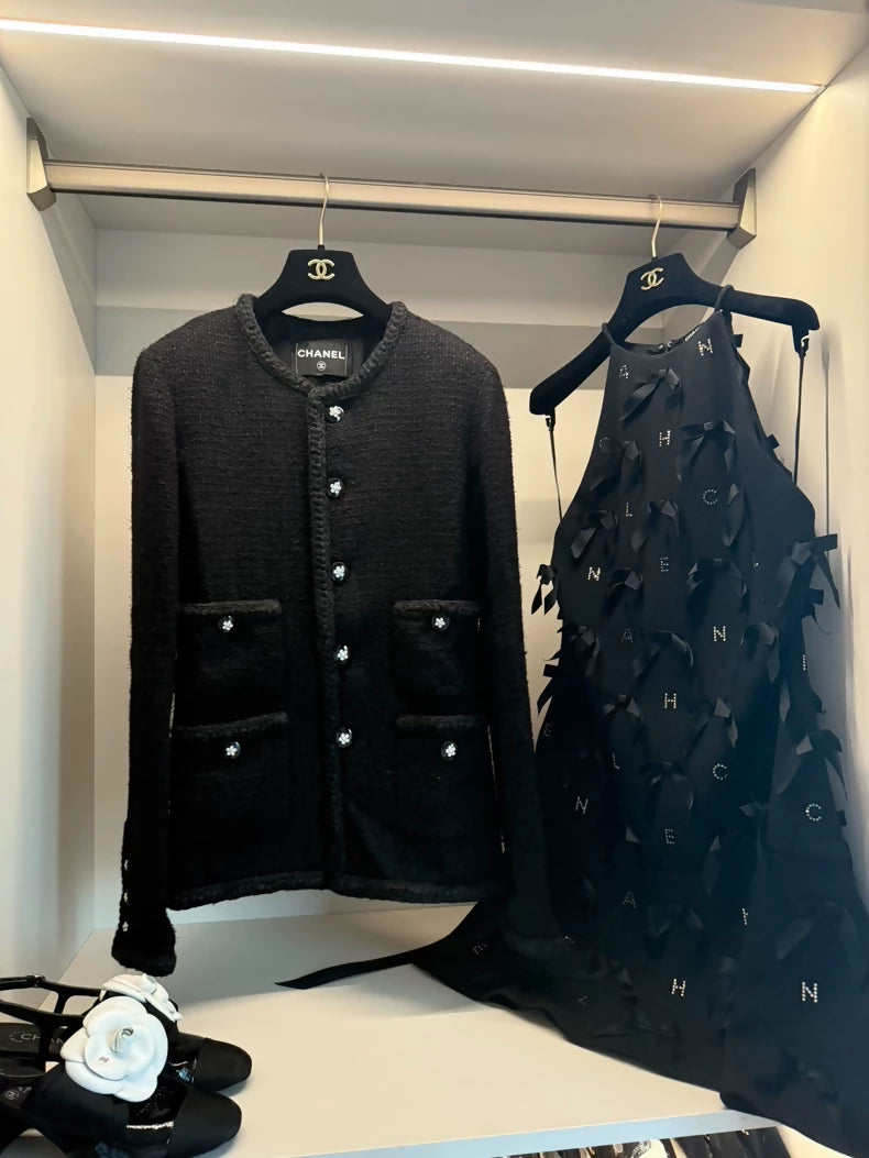 Chanel 23k black jacket