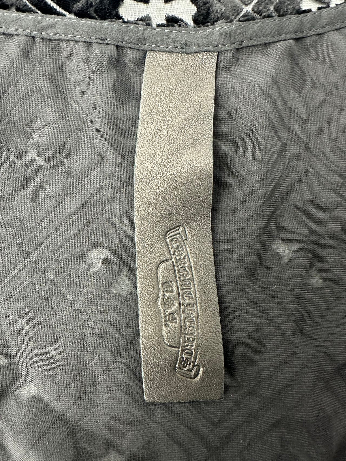 Chrome Hearts silk dress