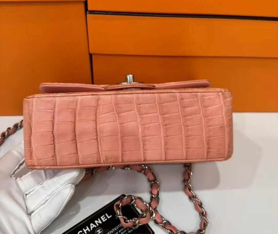Chanel matte Alligator mini Flap Bag