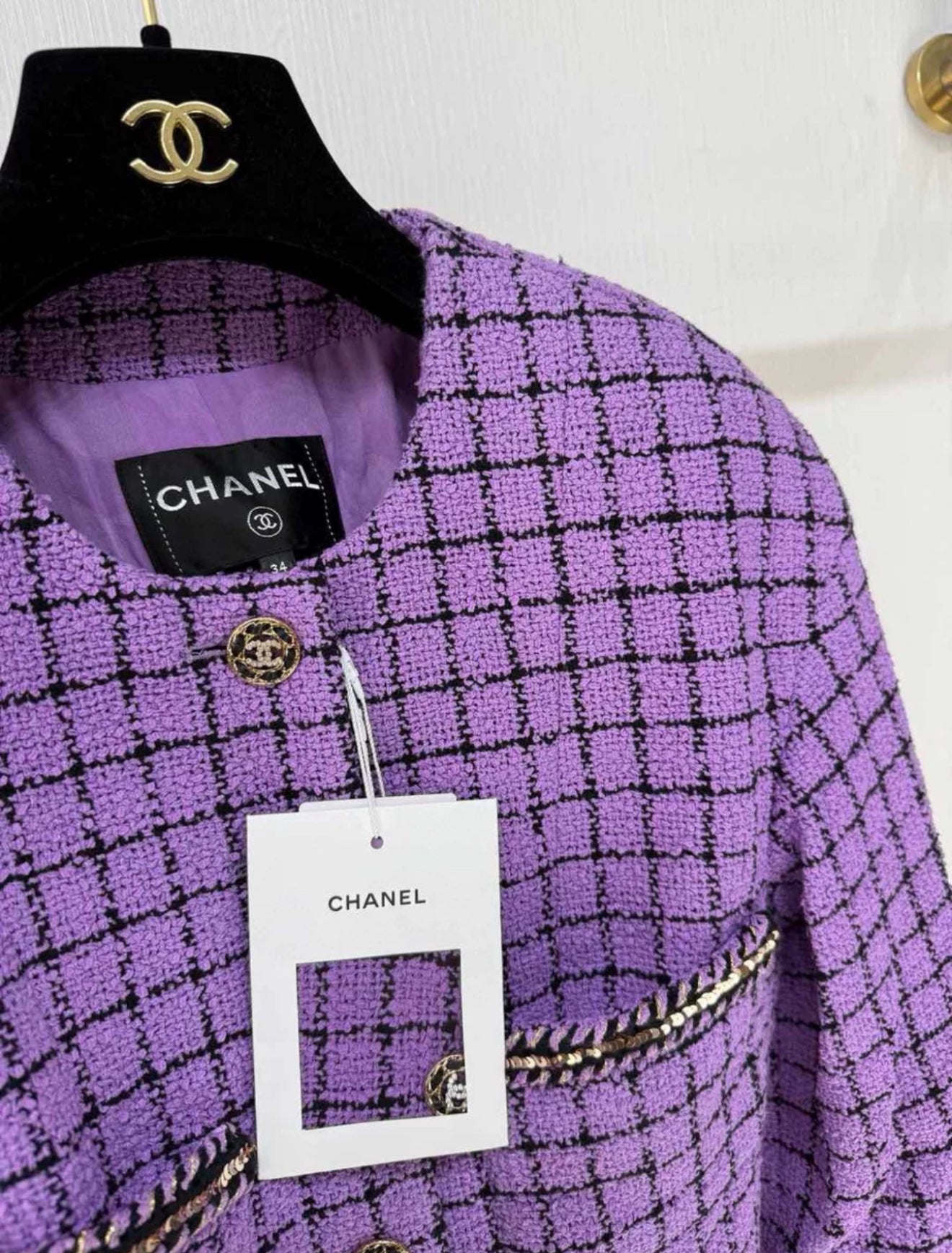 Chanel 22S purple jacket