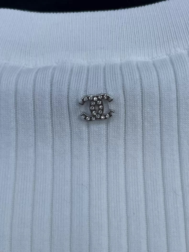 Chanel 24C white top