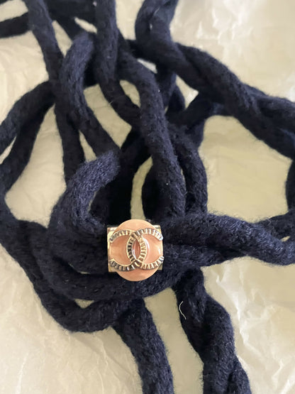 Chanel wool rope belt