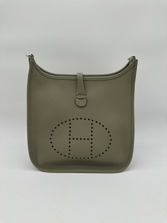 Hermès Evelyne III 29 Sauge PHW Stamp W