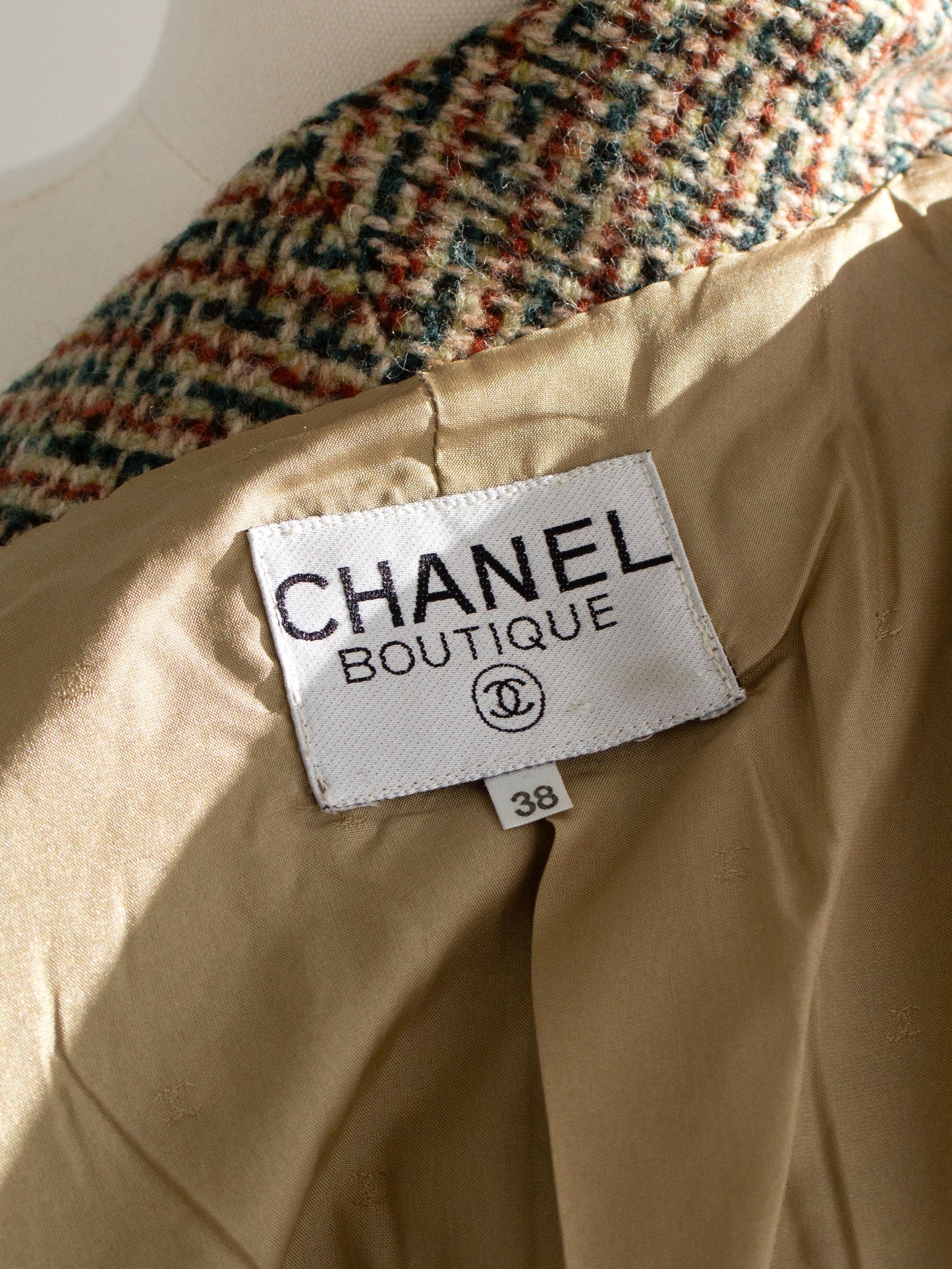 chanel fall 1992 vintage brown suede jacket 12