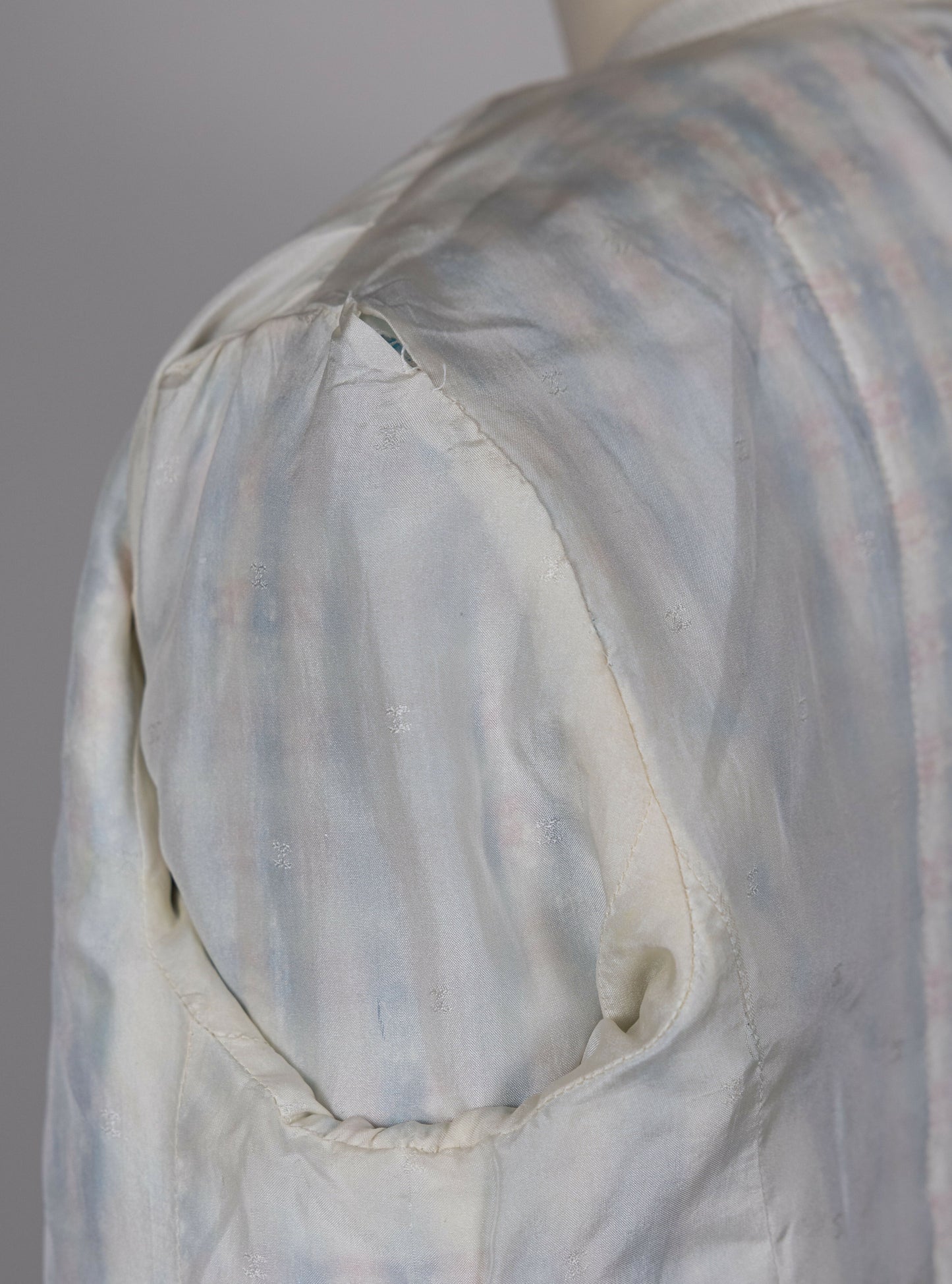 Chanel 1992 Spring/Summer Vintage Blue Tweed Skirt Set