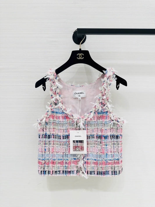 Chanel 25S colourful tweed cardigan