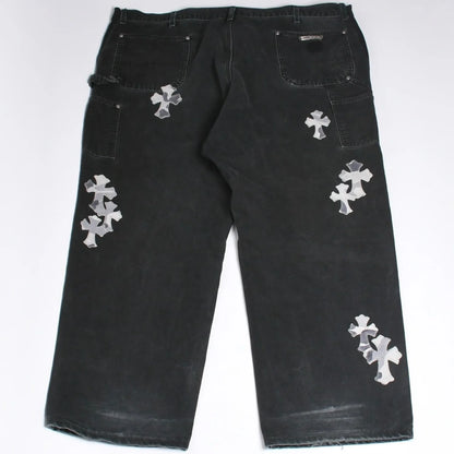 CHROME HEARTS × MATTY BOY SEX RECORDS black Carpenter Pants