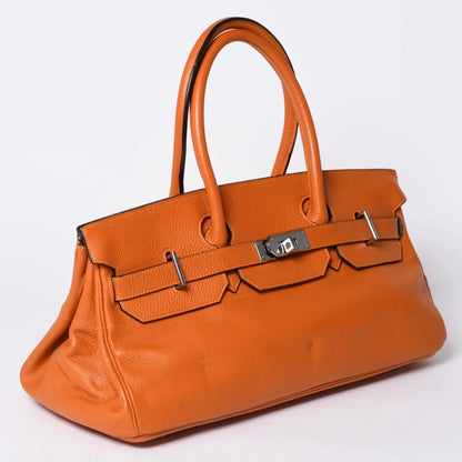 Hermes Birkin Shoulder JPG orange TC leather palladium hardware