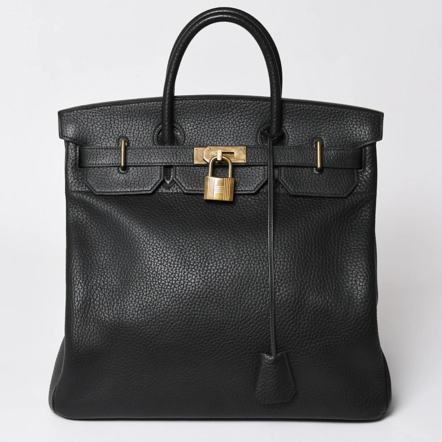 HERMES Birkin HAC 40 black bronze hardware