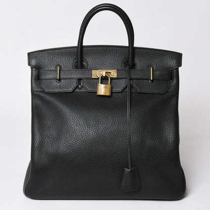 HERMES Birkin HAC 40 black bronze hardware