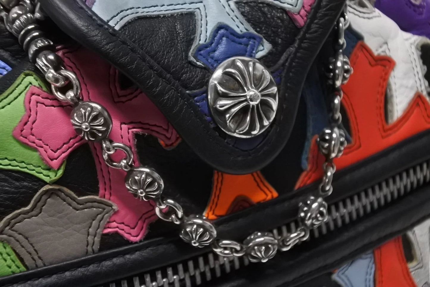 Chrome Hearts Cemetery Multi Patch Duffle Gym Bag
