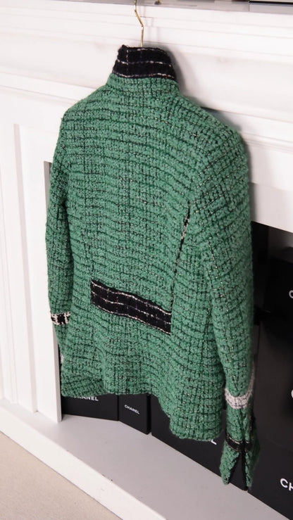 Chanel 2009 Fall/Winter Green Tweed Jacket