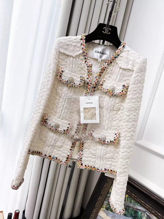 Chanel 2017 ecru tweed Jacket,