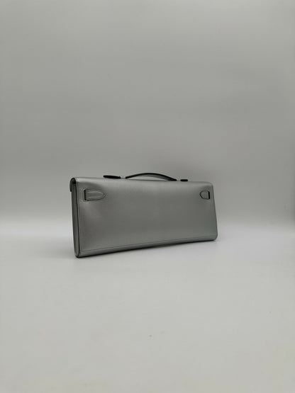 Hermès Kelly Cut Argent Chèvre PHW G 2026