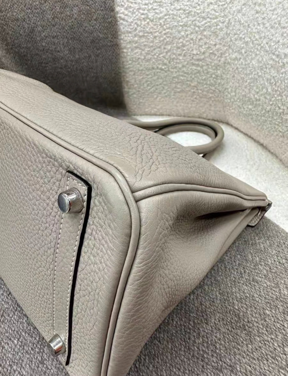 Hermès Birkin 30 Gris Meyer Clemence Palladium Hardware