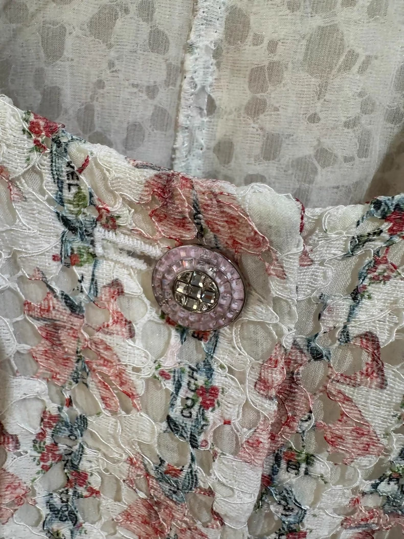 Chanel 23P lace dress