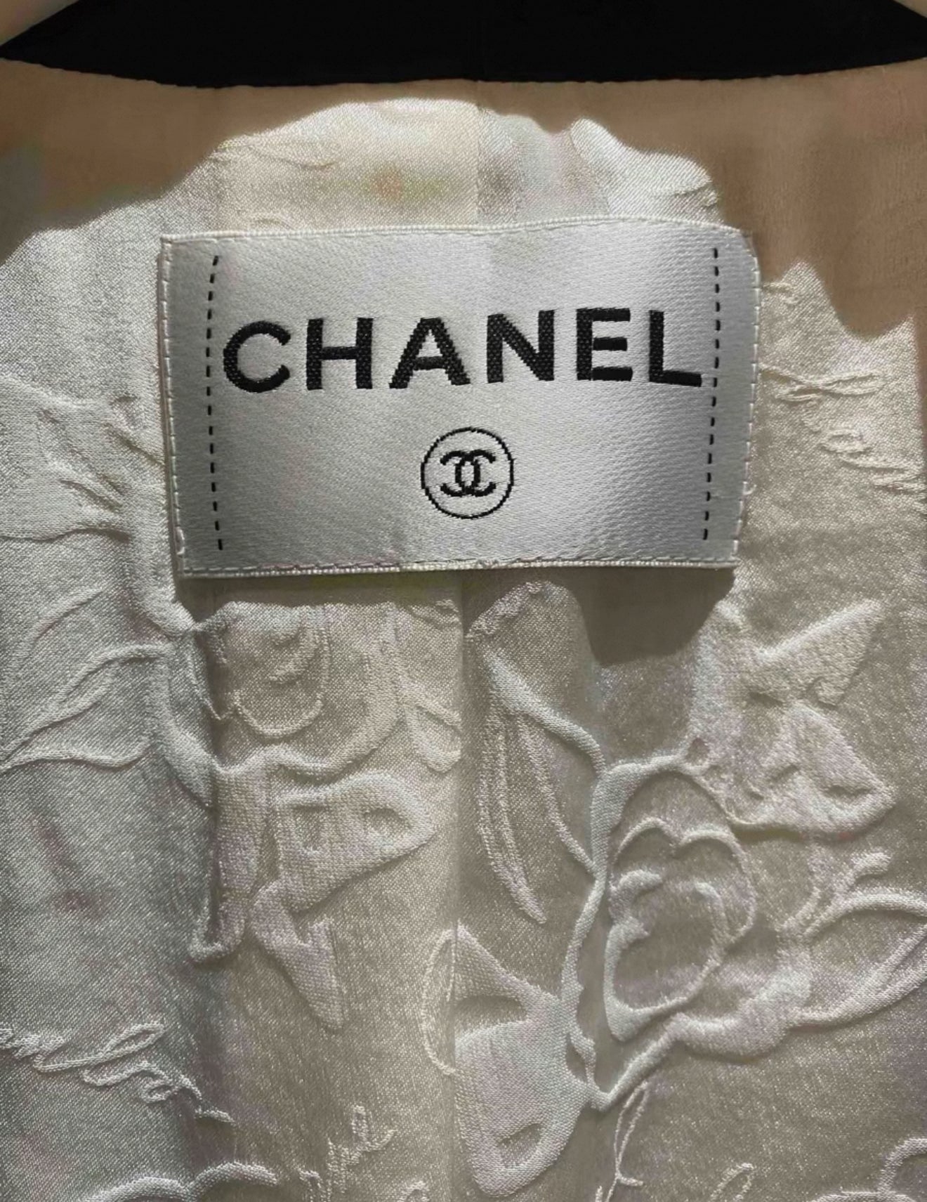 Chanel 17A Gold Sequin Jacket