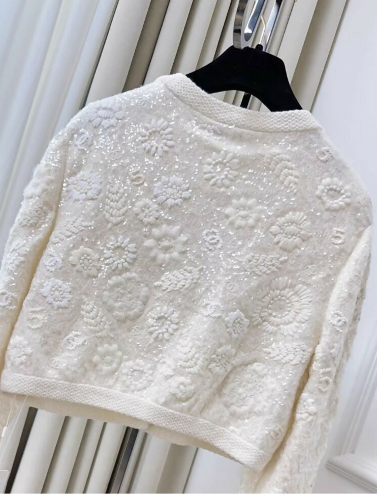 Chanel 21s ecru cardigan