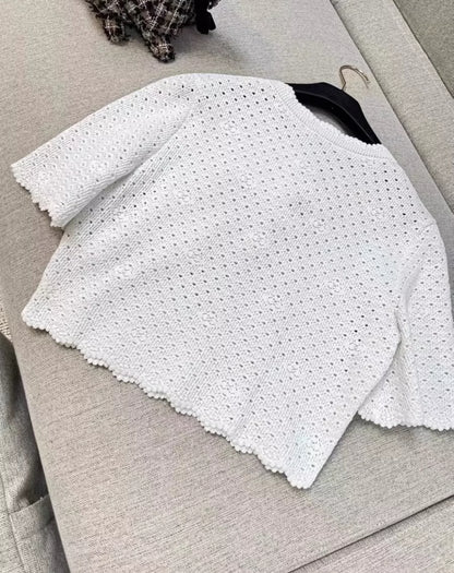 Chanel 24P white top