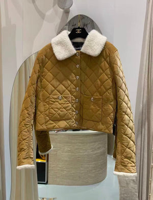 Chanel 24N Coated Canvas, Wool & Alpaca Beige jacket