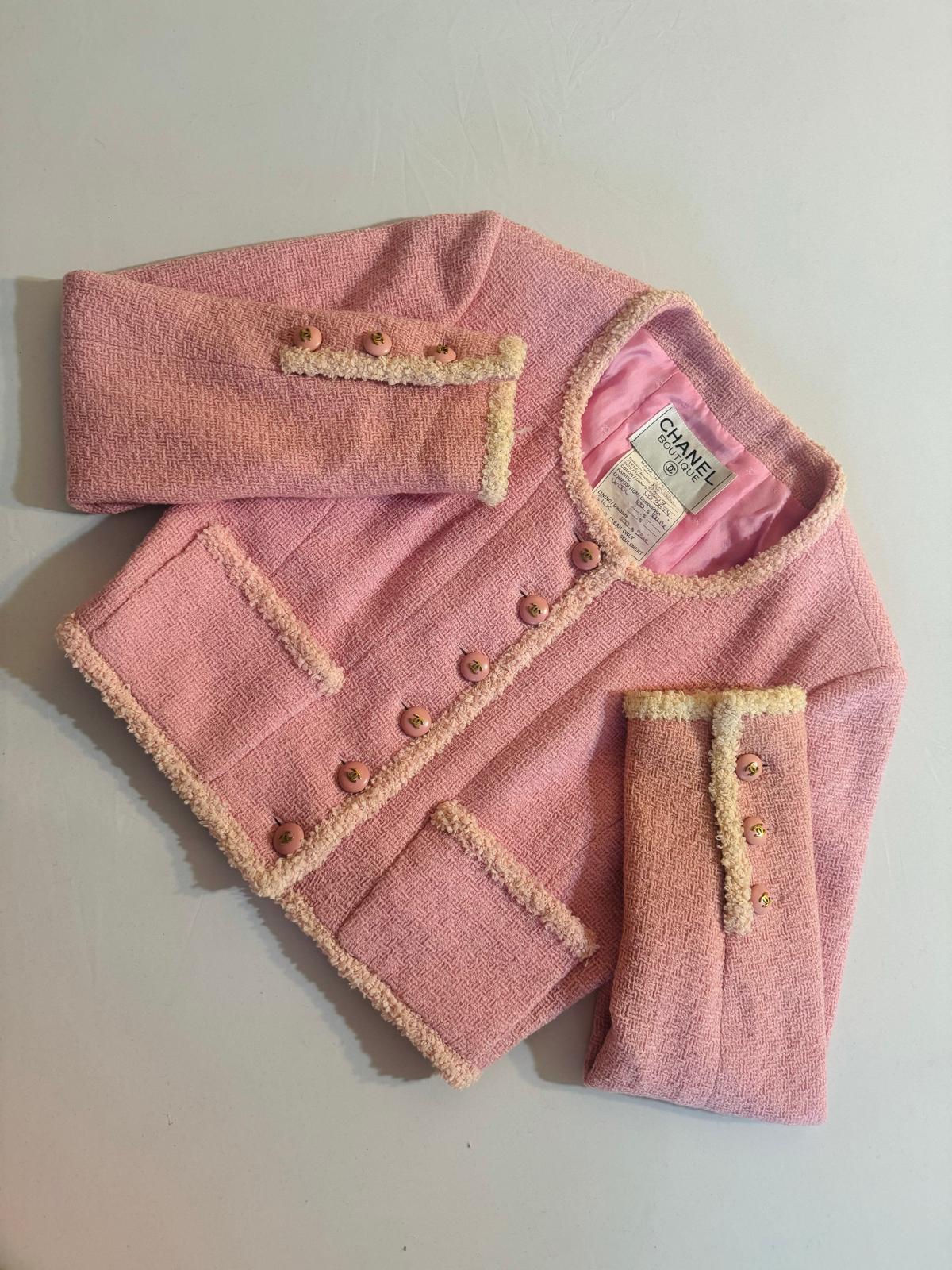 Chanel 95 pink barbie jacket