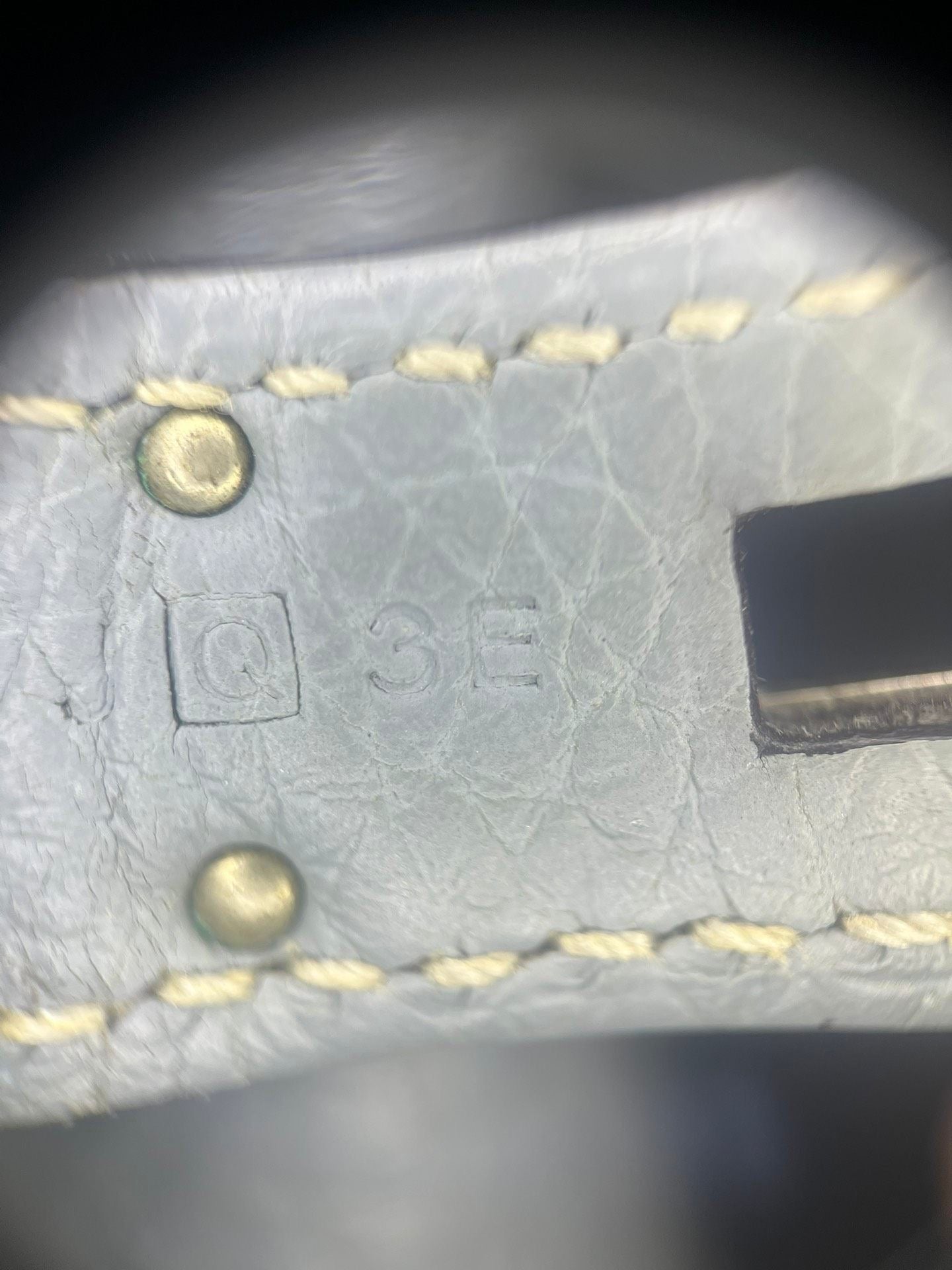 Hermès so Kelly 22 Bleu Lin togo leather palladium hardware