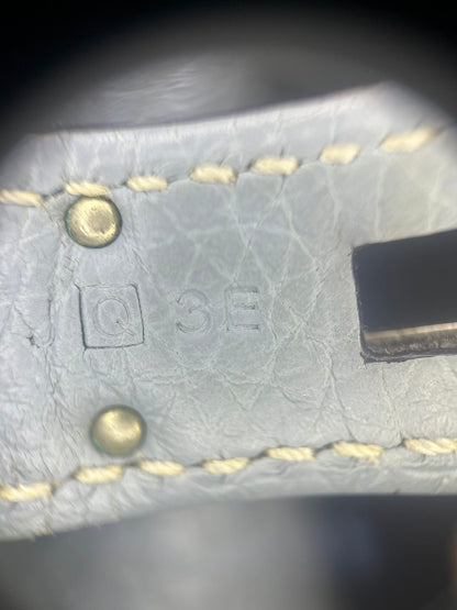 Hermès so Kelly 22 Bleu Lin togo leather palladium hardware