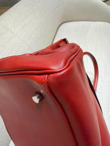 Rare* Hermes Kelly Relax 50cm Rouge H sikkim ck leather palladium hardware