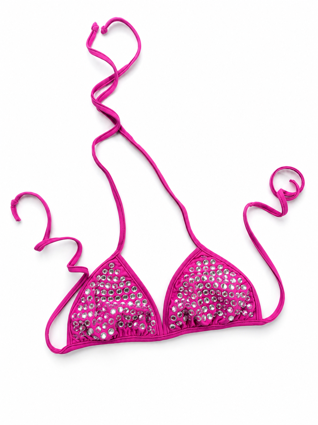 Chanel Vintage 1995 Barbie Pink Crystal Bikini | Rare Collector’s Piece | Fits 38