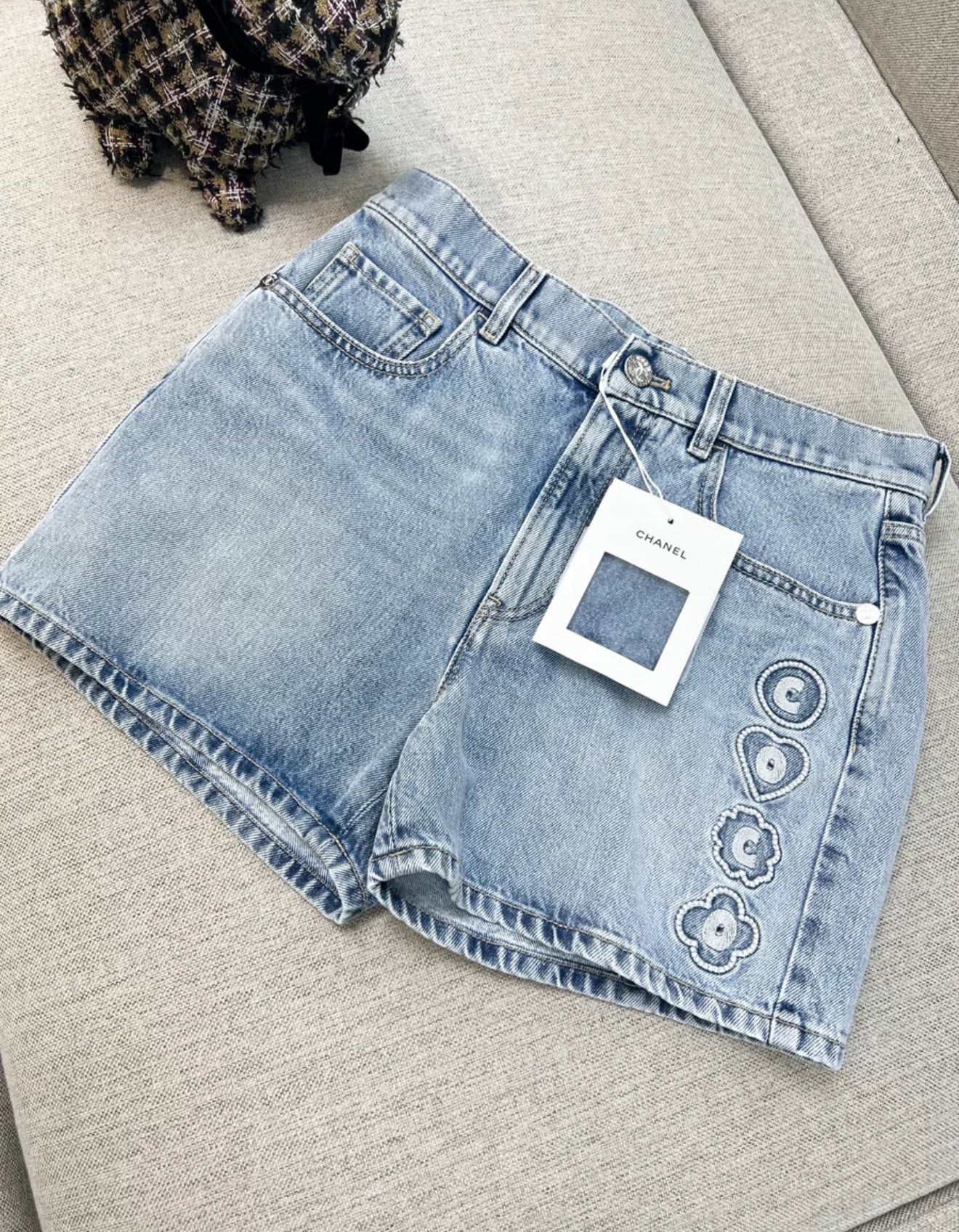 Chanel 25M Coco Embroidered Shorts