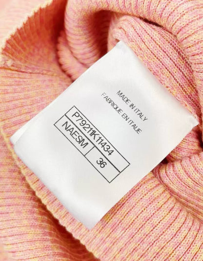 Chanel 25P Pink Knitted Dress
