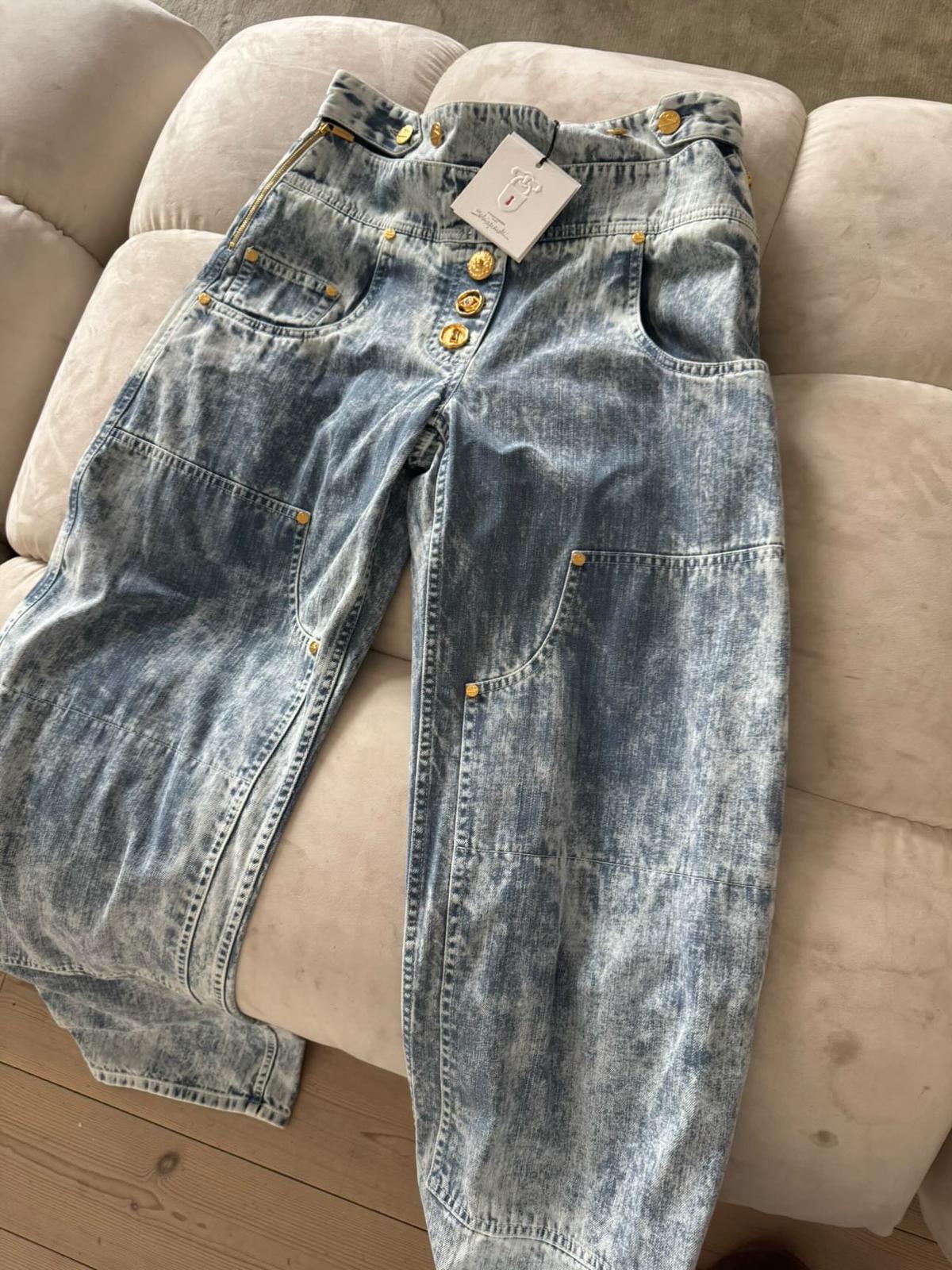 Schiaparelli DENIM COWBOY PANTS size 38