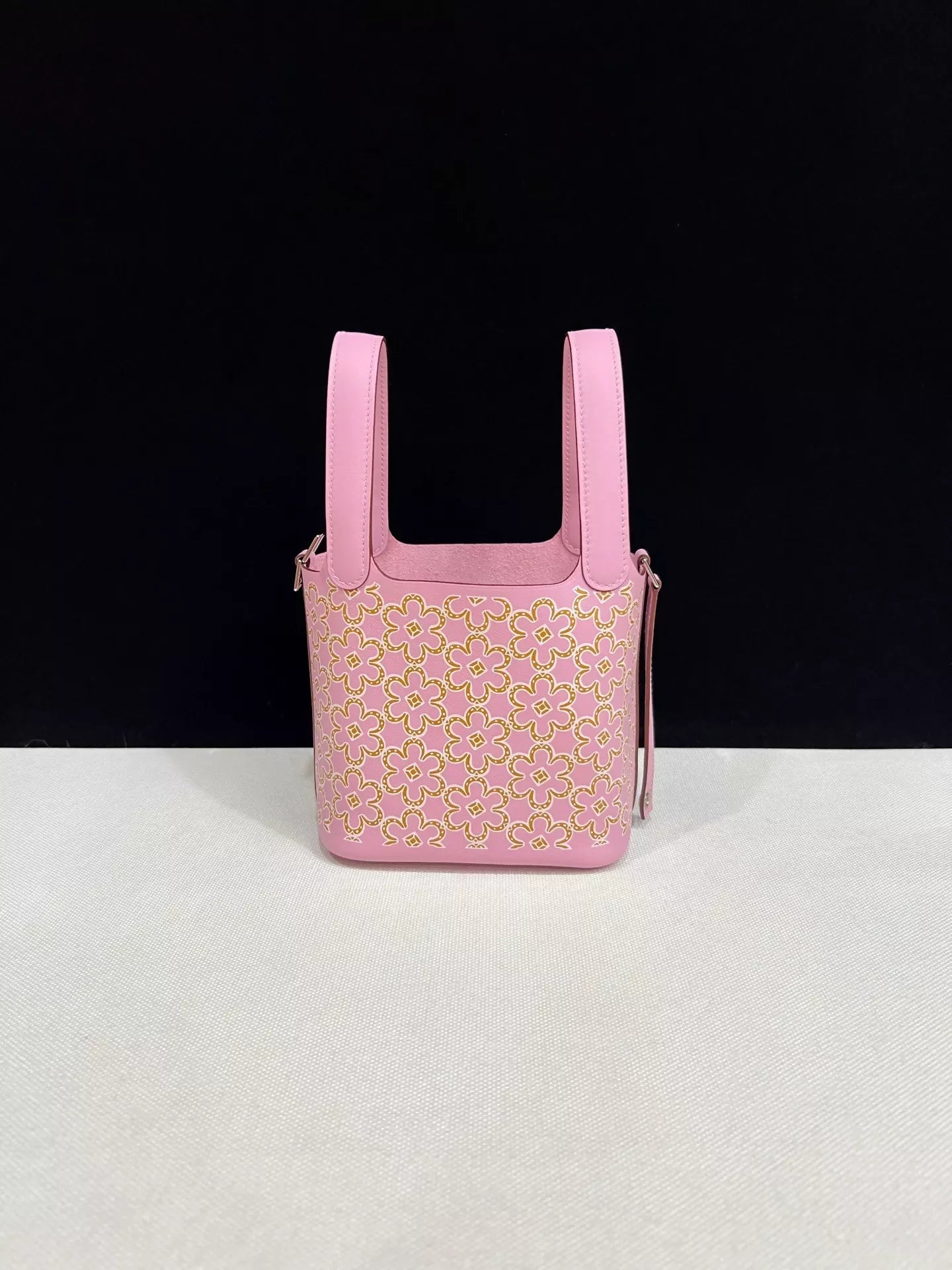 Hermes Picotin 14 Mauve Sylvestre Swift Leather Lucky Daisy palladium hardware