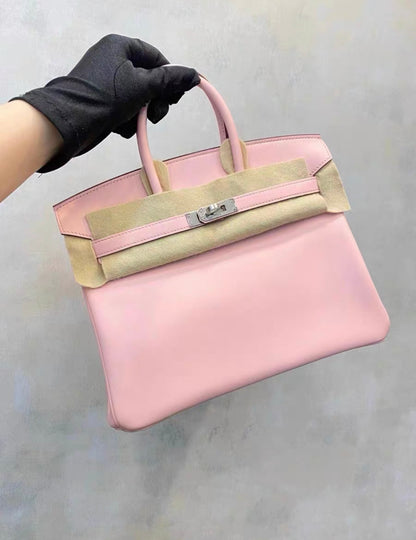 Hermes Birkin 25 Rose Sakura Pink Swift Palladium hardware