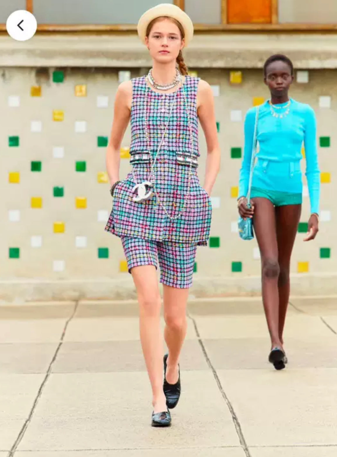 Chanel 25C Multicolor Tweed Vest