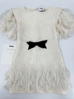 Chanel 2018 White Silk Bow Dress