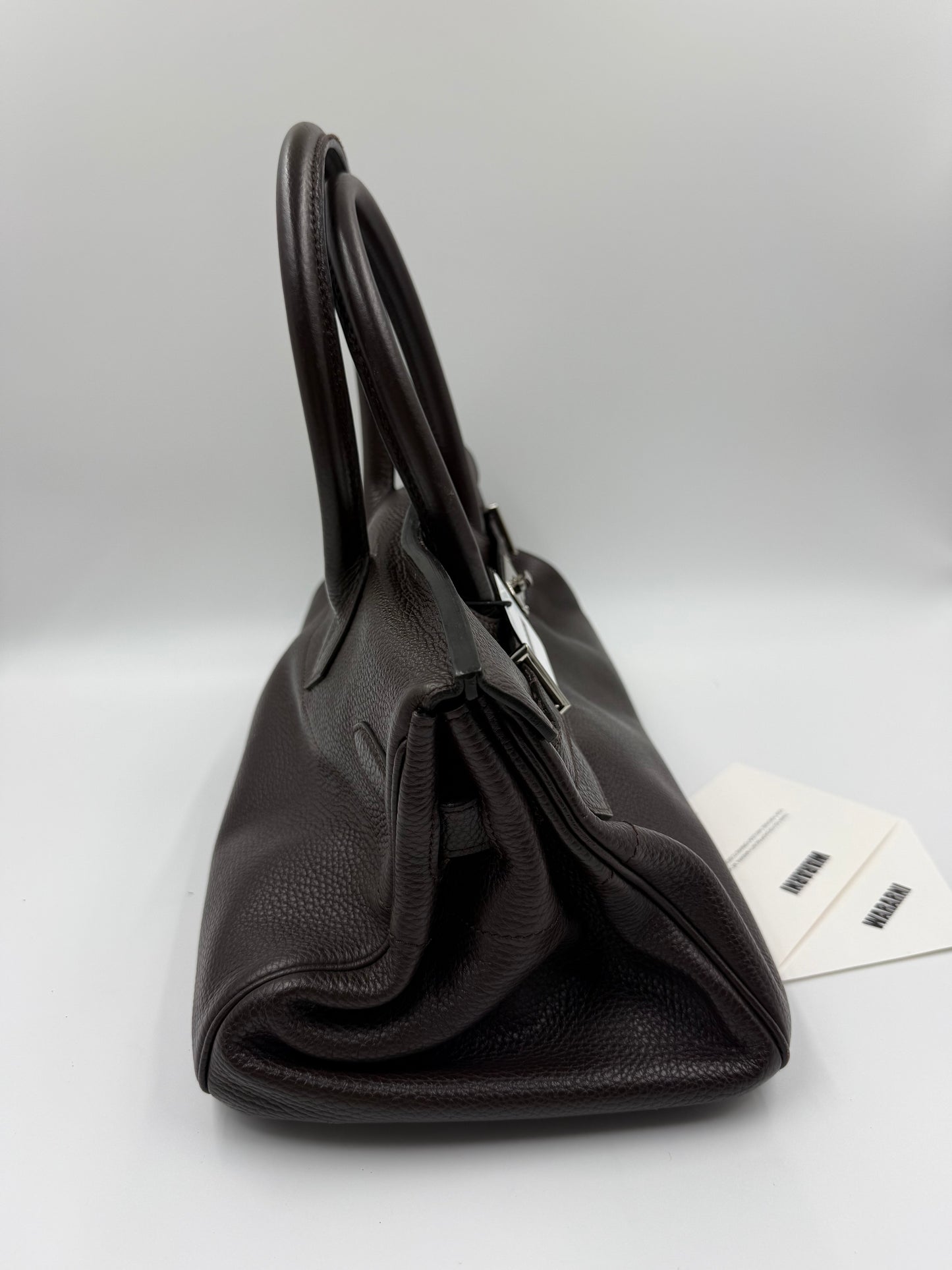 Hermès JPG Shoulder Birkin 42 Havane Clemence Leather with Palladium Hardware