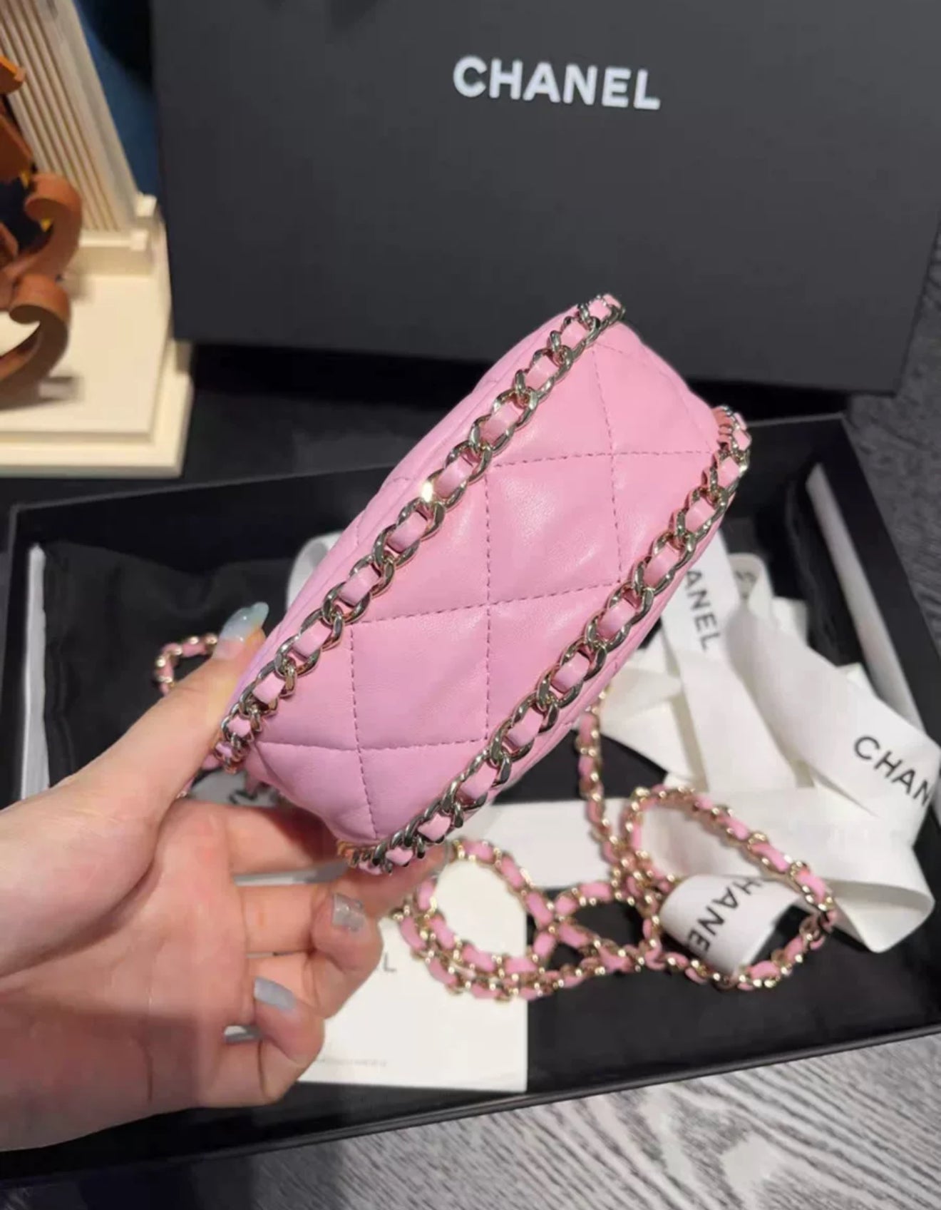 Chanel 23P Pink Moon Bag Mini