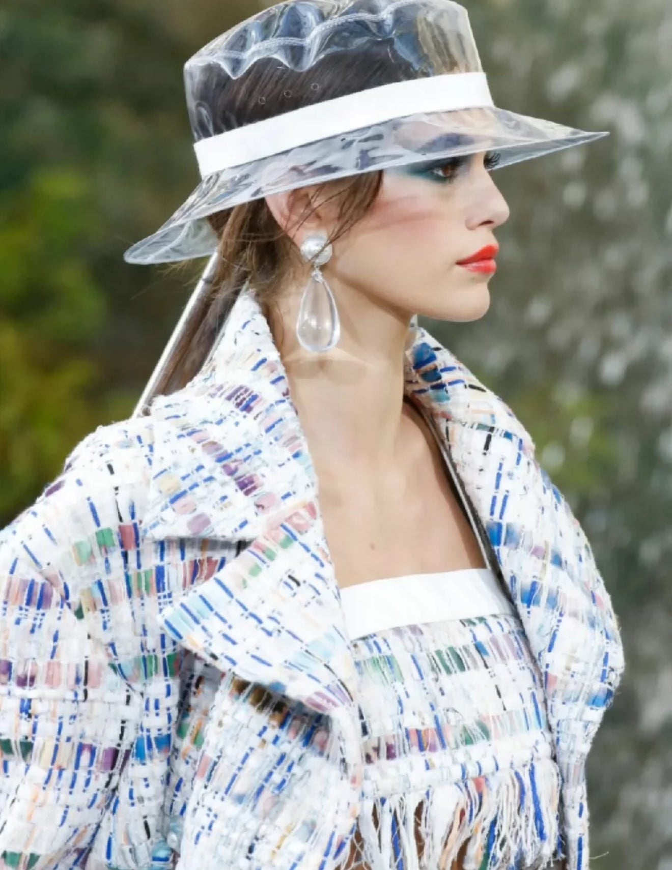 Chanel 2018 Multicolour Tweed crop top