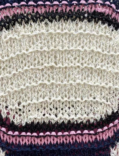 Chanel 20P ecru knitted Maxi dress