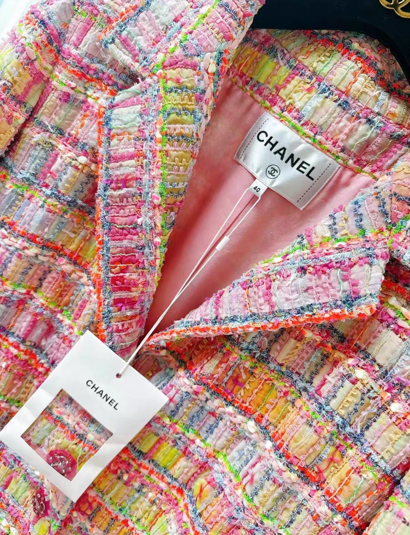 Chanel 24C multicolor dress jacket