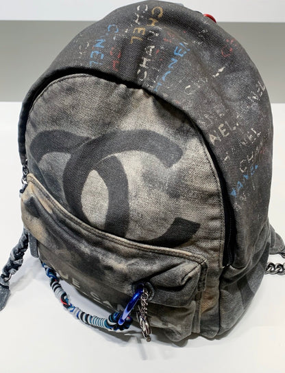 Chanel 14S Graffiti Backpack