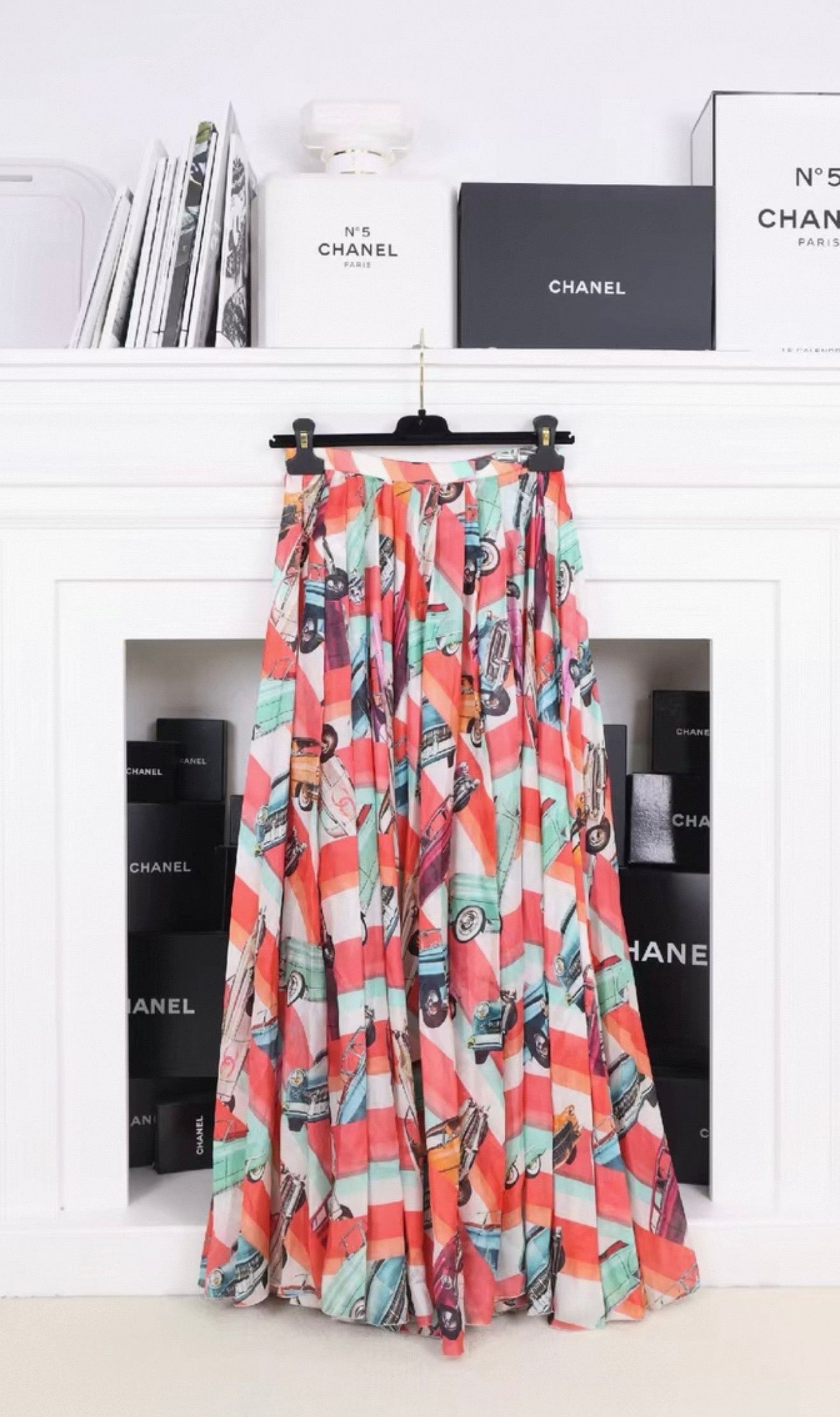 Chanel 17C Runway Multicolore Skirt