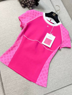 Chanel 24C pink top
