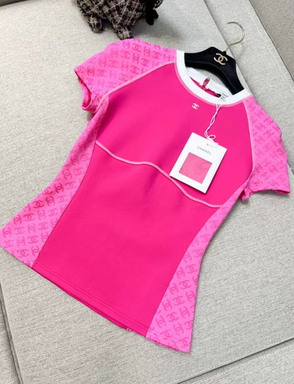 Chanel 24C pink top
